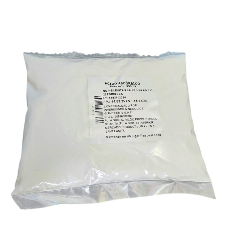 ACIDO ASCORBICO X 250 GR
