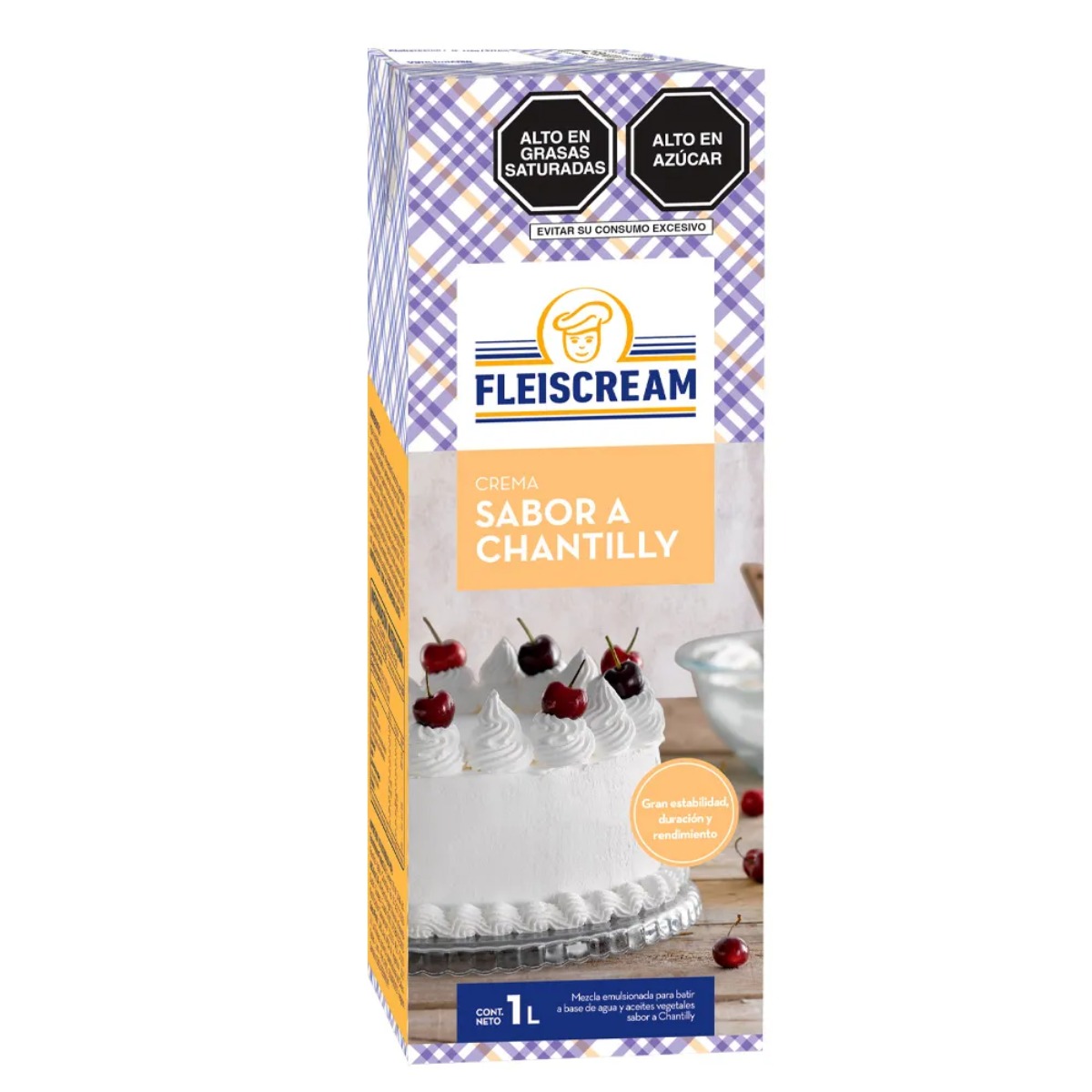 CREMA DE CHANTILLY FLEISCREAM CAJA X 1 LT