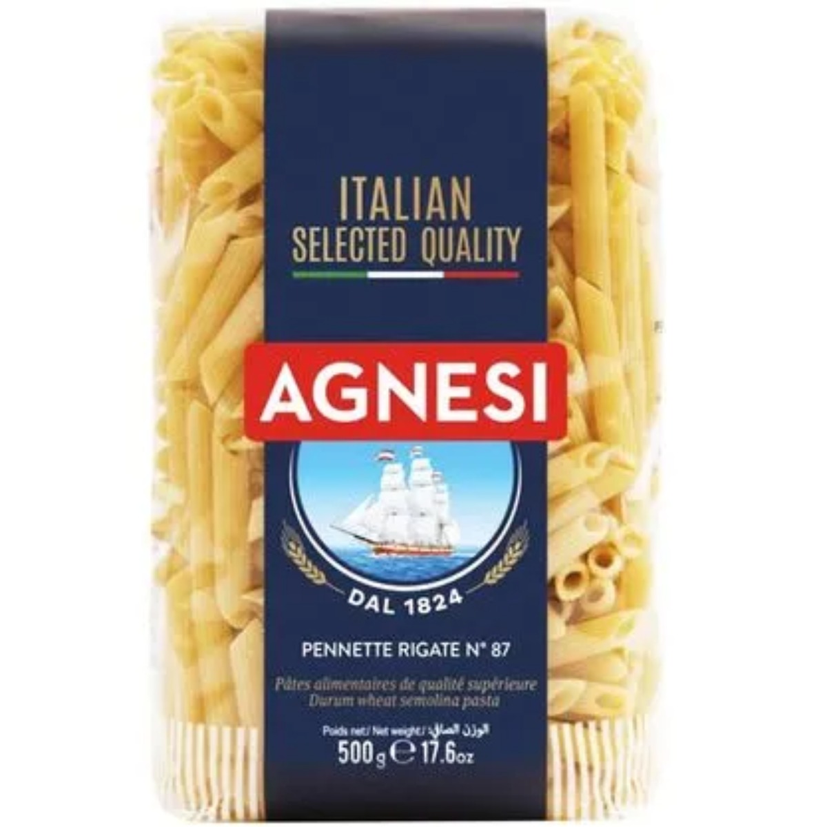 FIDEO AGNESSI PENNETTE RIGATE 500 GR