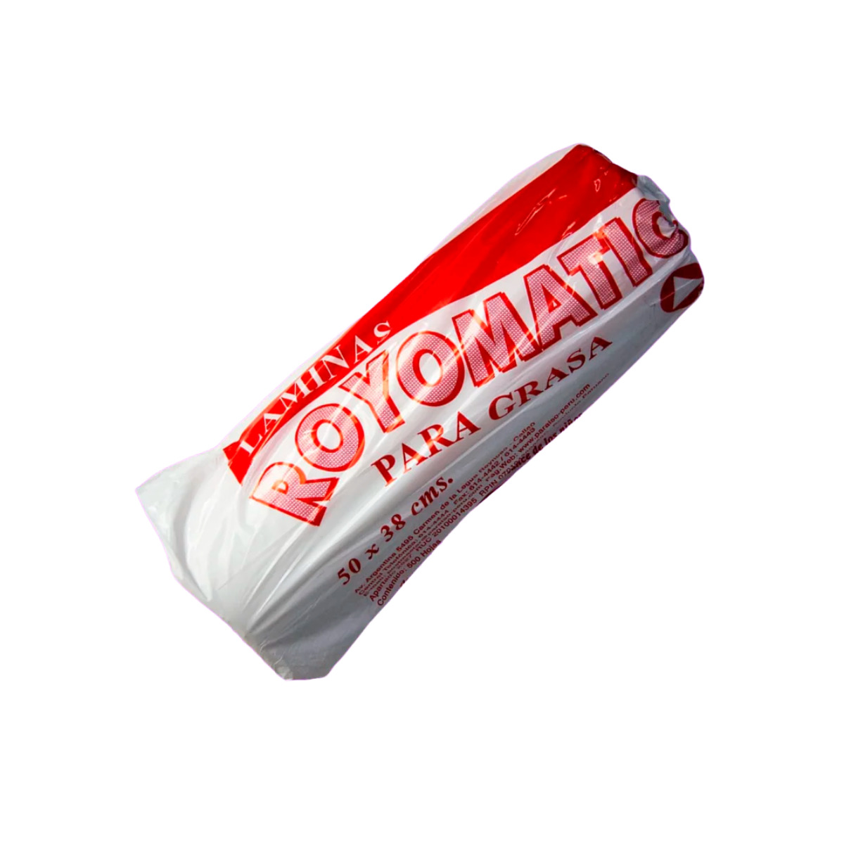 LAMINA ANTIGRASA 50X38 ROLLO 500 HOJAS